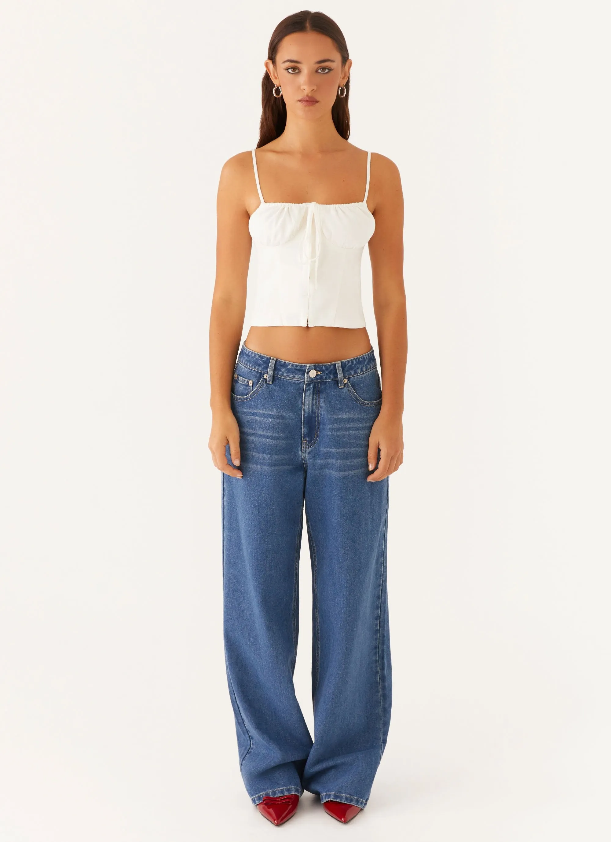 Everly Top - White sold by Peppermayo product image thumbnail 3