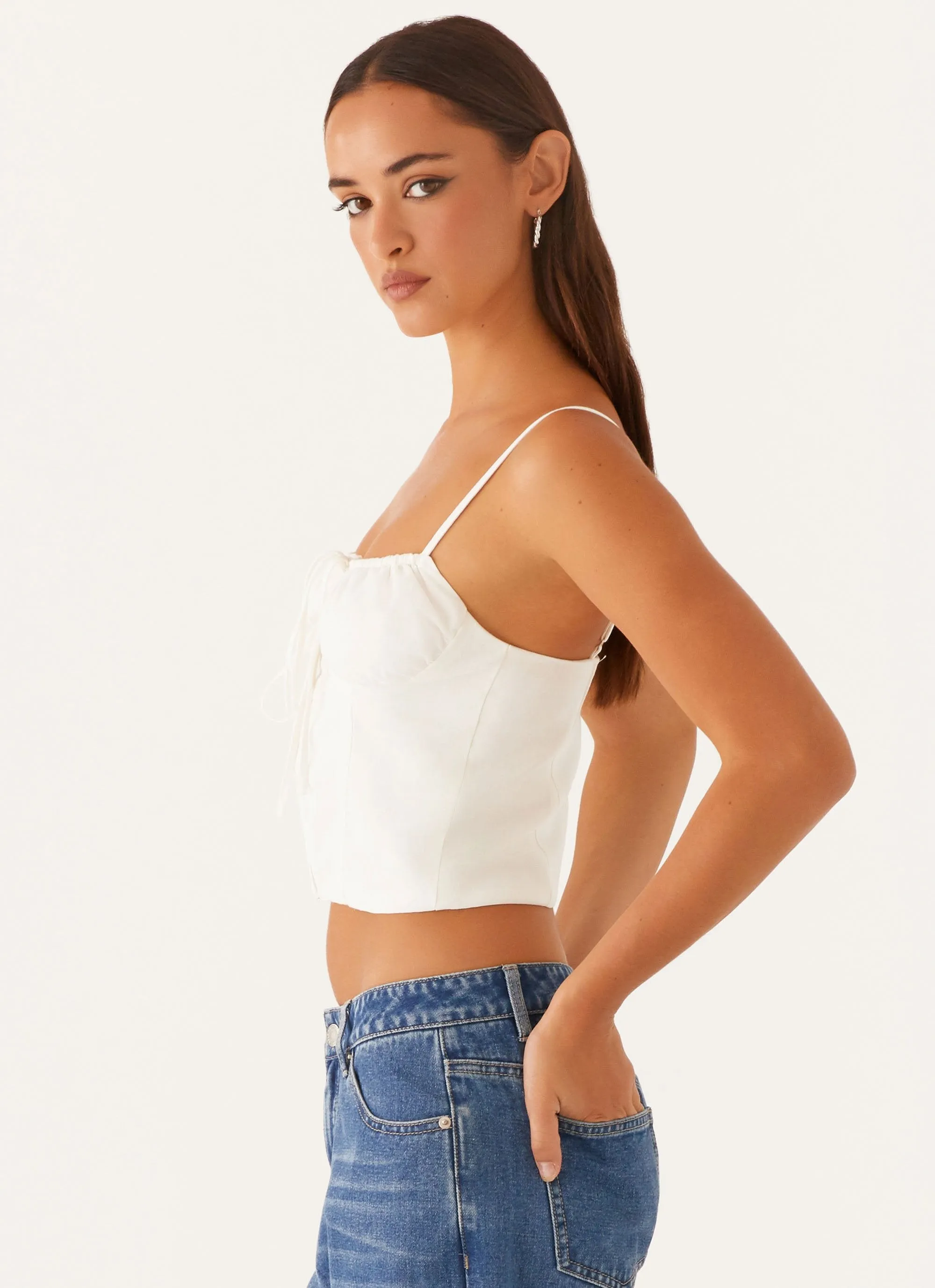 Everly Top - White sold by Peppermayo product image thumbnail 4