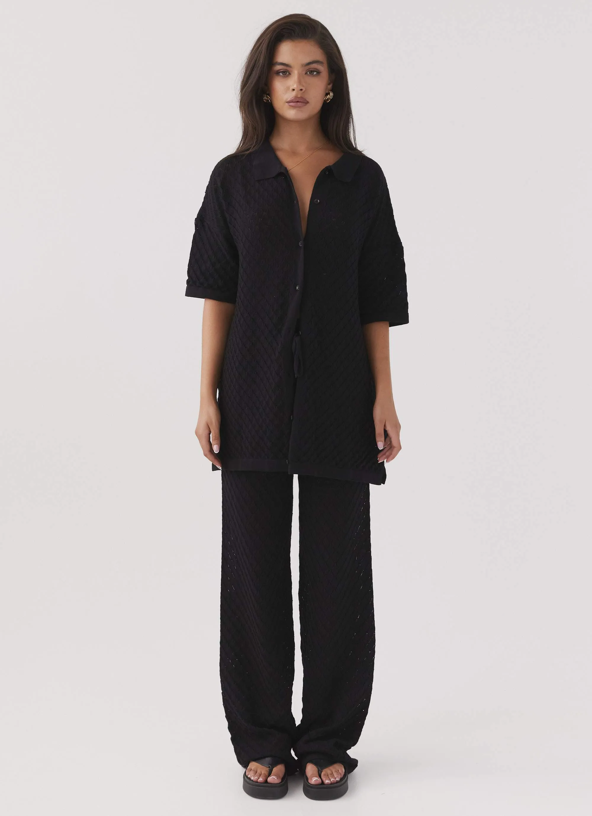 Jaded Knit Shirt - Black sold by Peppermayo product image thumbnail 2