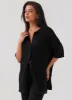 Jaded Knit Shirt - Black sold by Peppermayo