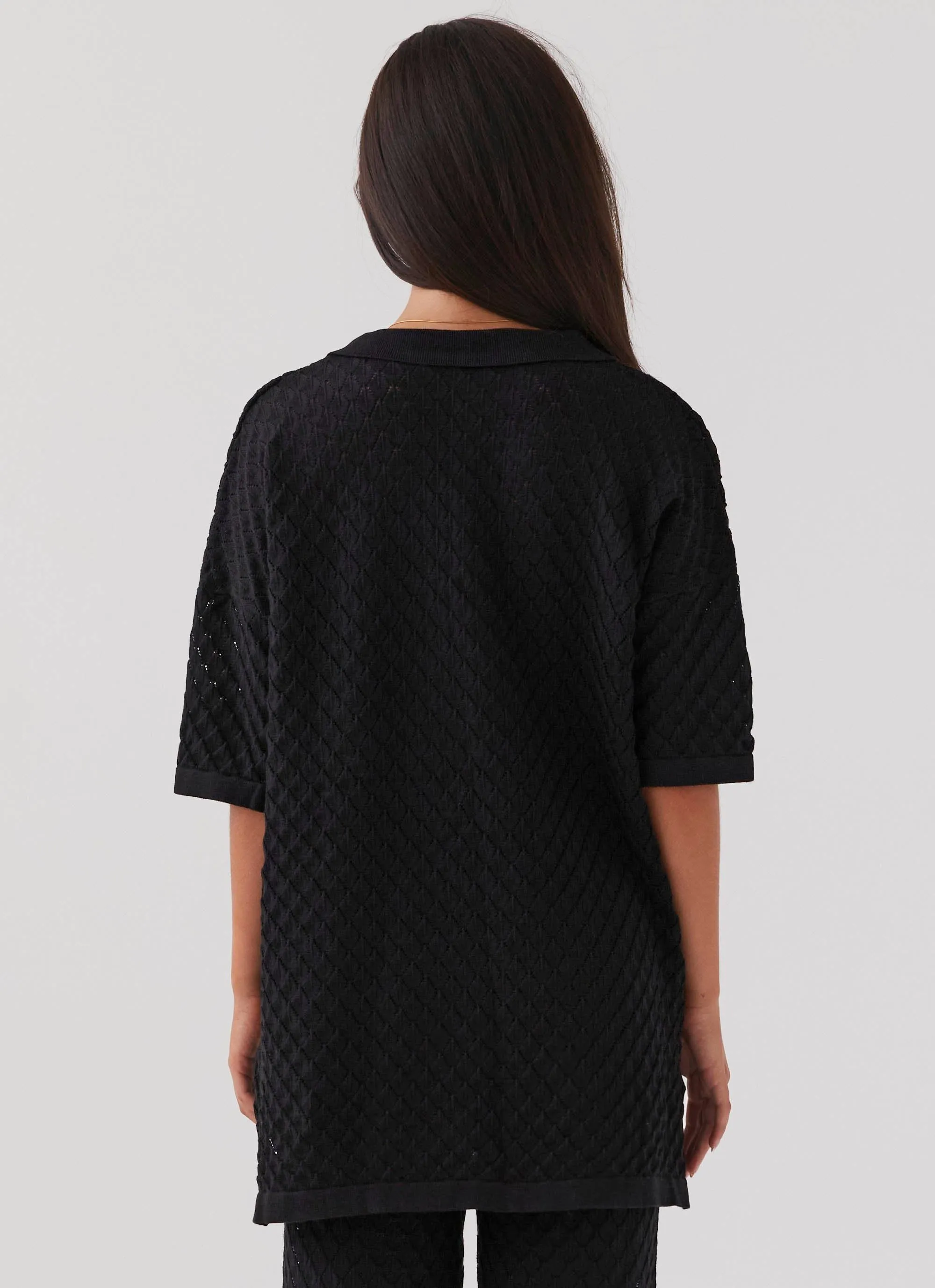 Jaded Knit Shirt - Black sold by Peppermayo product image thumbnail 4