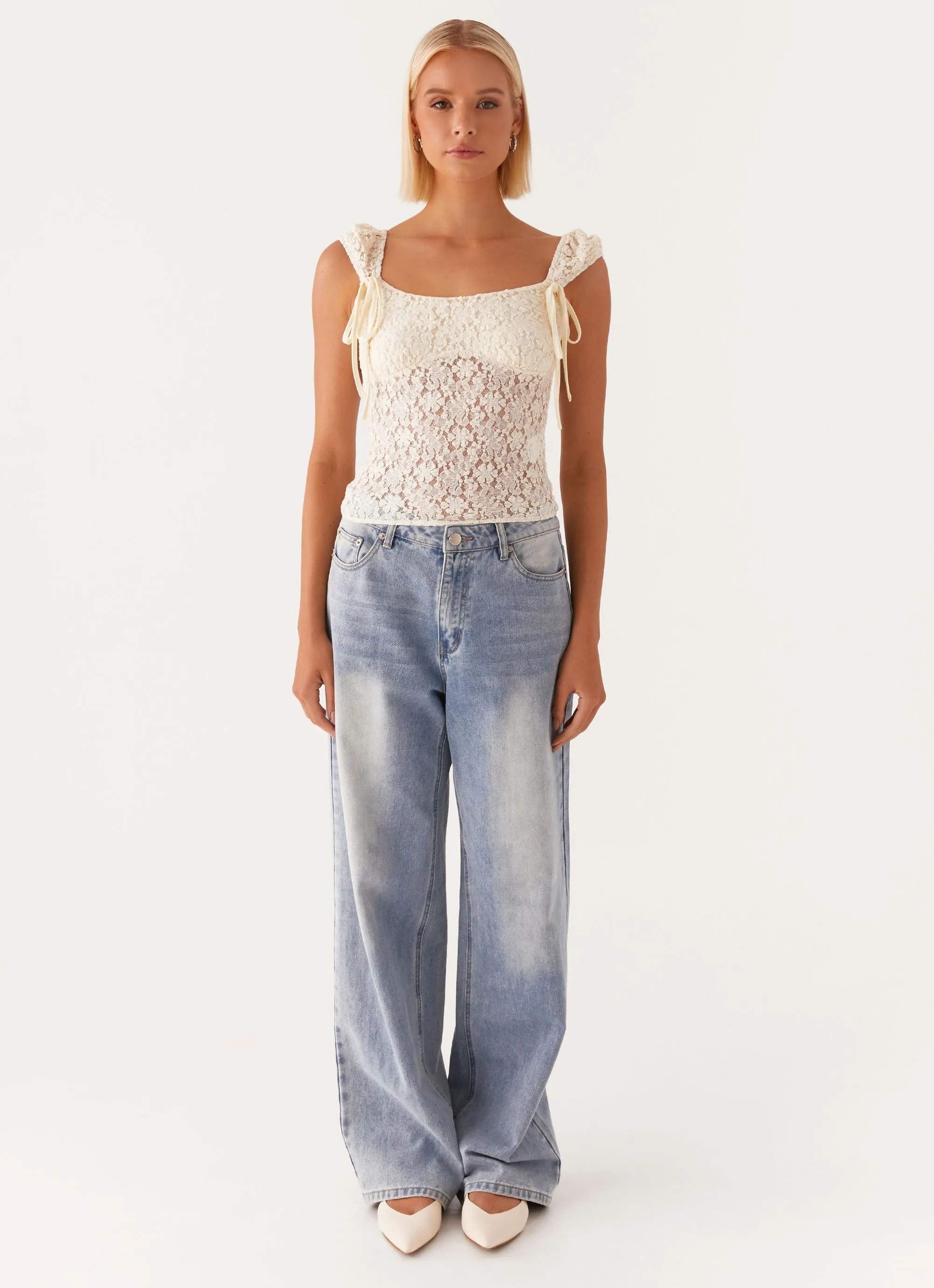 Xanthi Top - Ivory sold by Peppermayo product image thumbnail 2