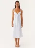 Adela Midi Dress - Blue sold by Peppermayo