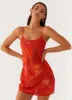 Manifest Mini Dress - Amber sold by Peppermayo