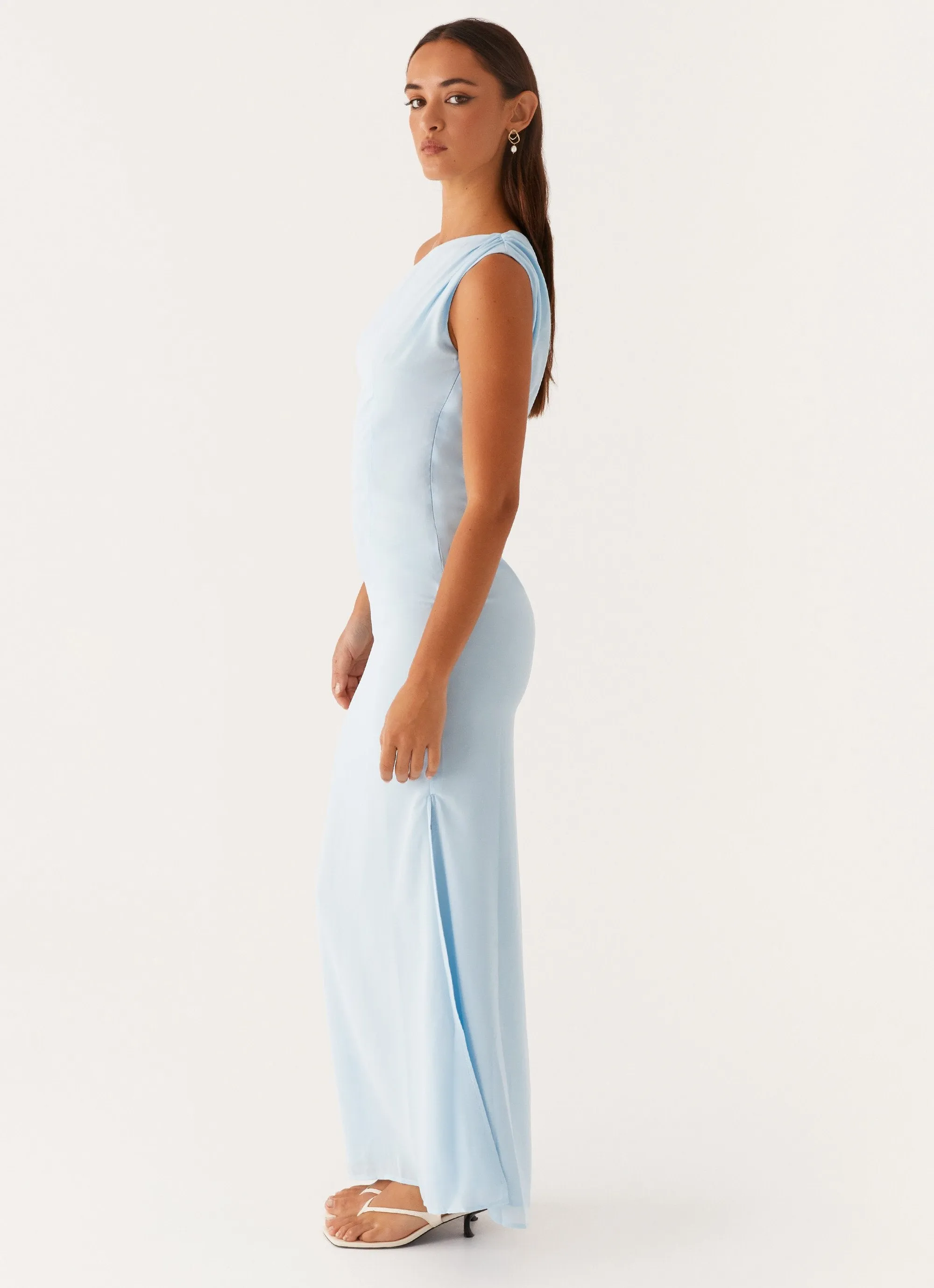 Dinner Date Maxi Dress - Blue sold by Peppermayo product image thumbnail 3