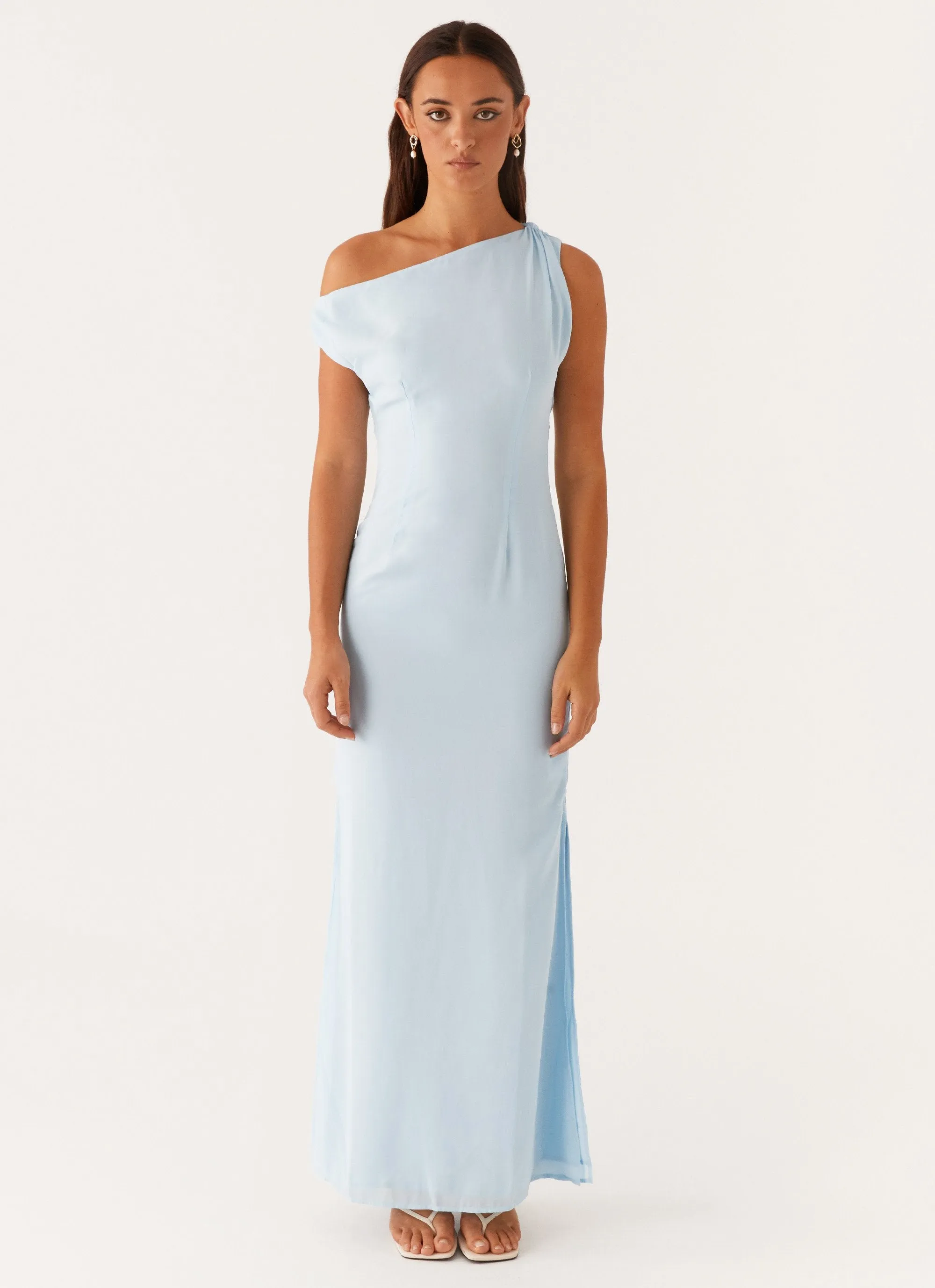 Dinner Date Maxi Dress - Blue sold by Peppermayo product image thumbnail 2