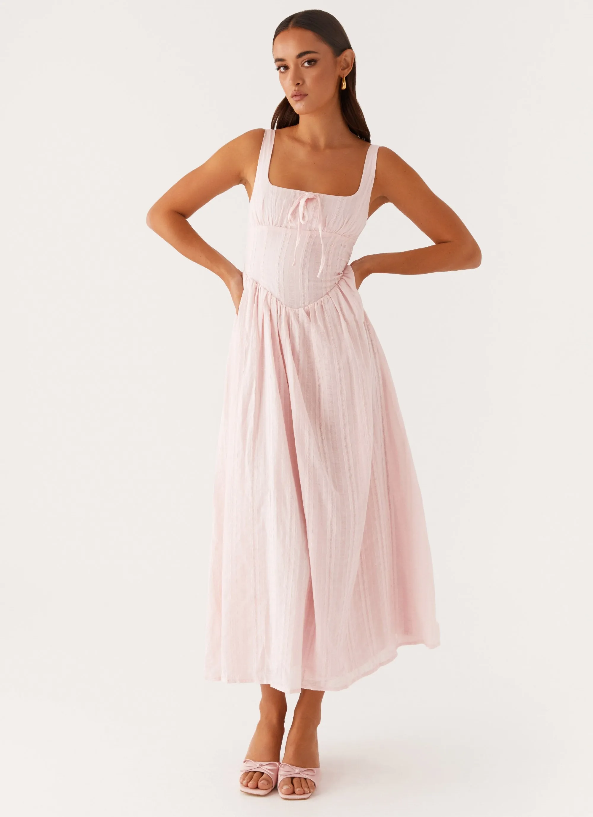 Pascuelle Midi Dress - Pink sold by Peppermayo product image thumbnail 5