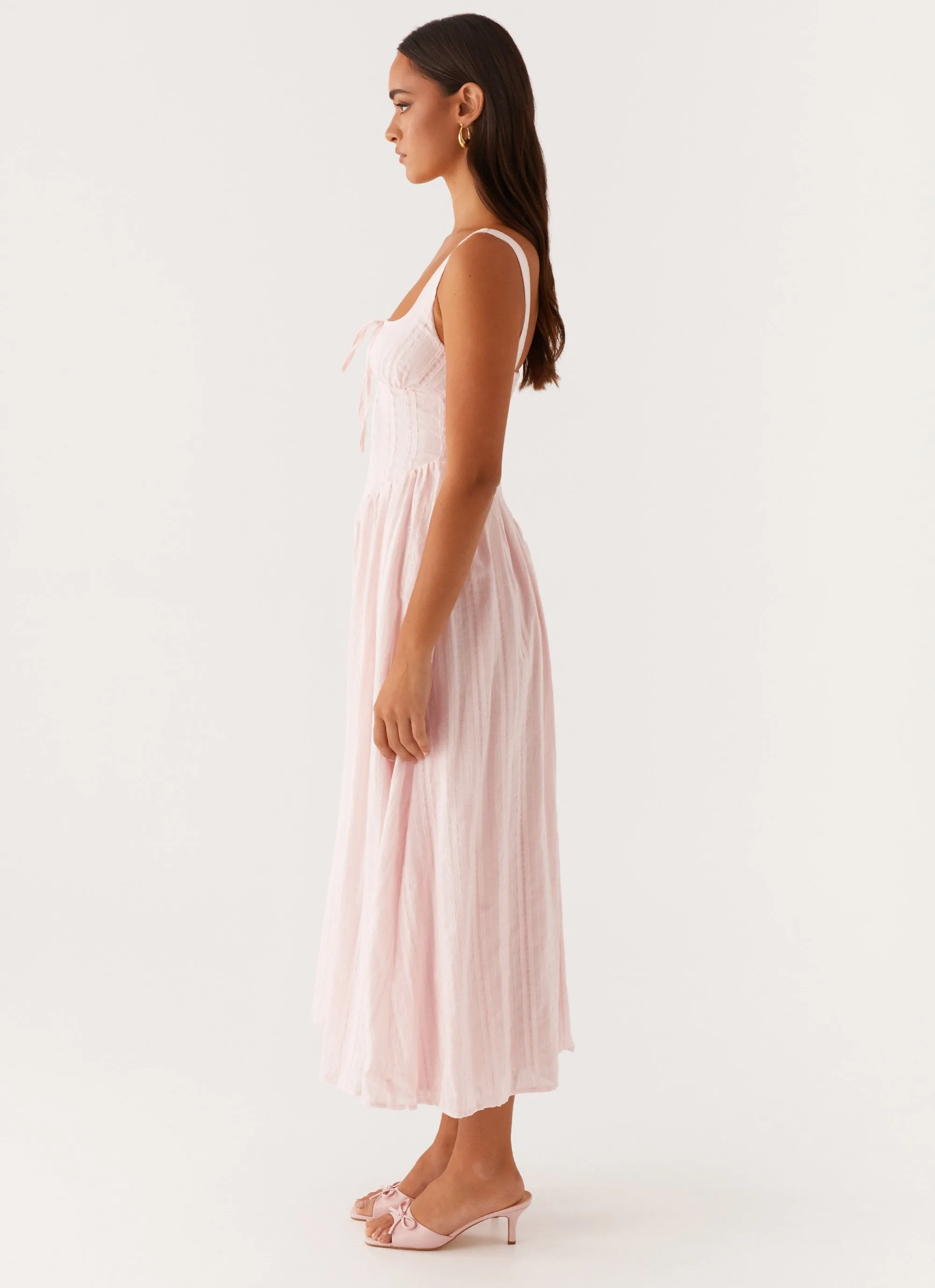Pascuelle Midi Dress - Pink sold by Peppermayo product image thumbnail 3