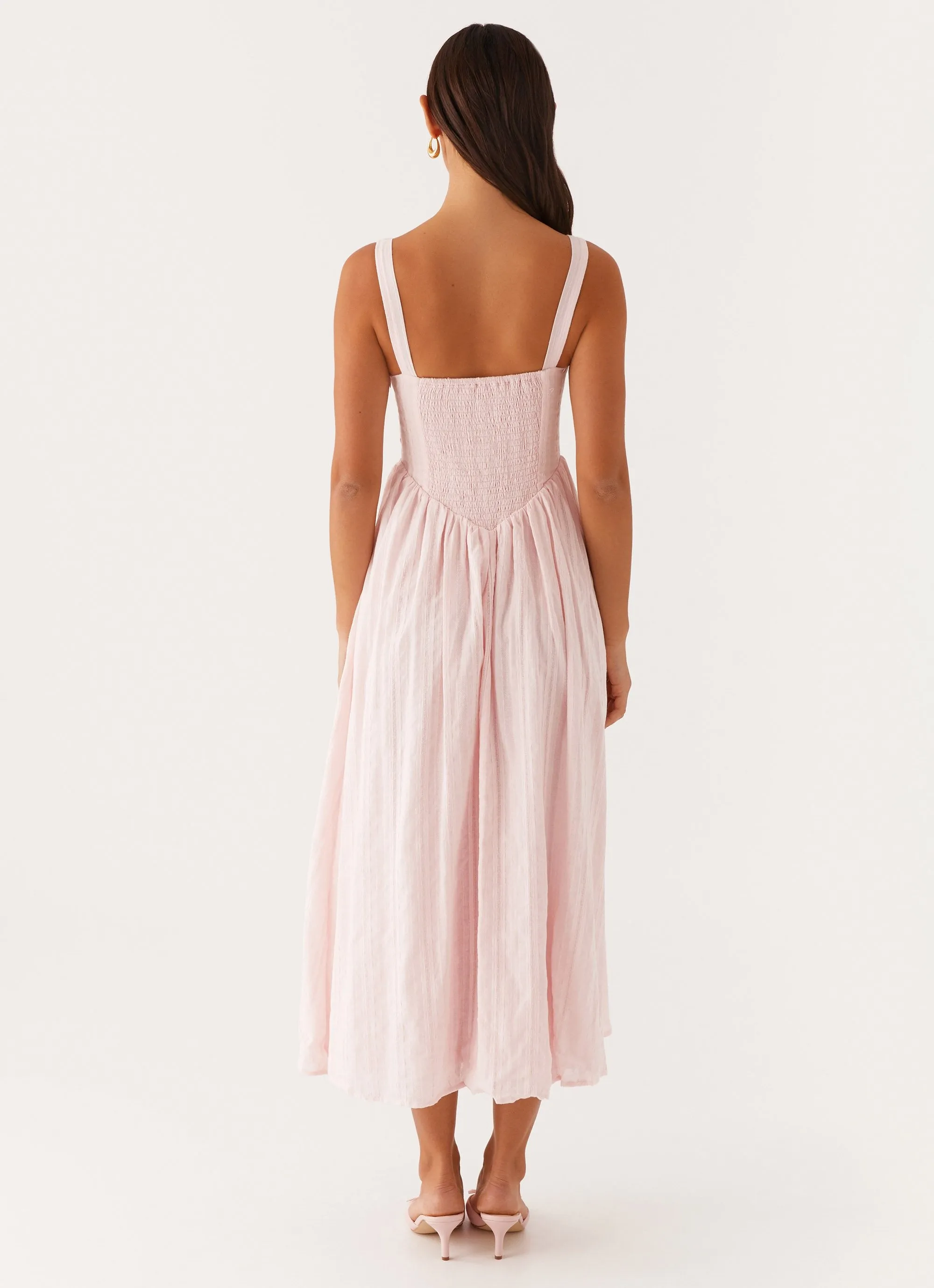 Pascuelle Midi Dress - Pink sold by Peppermayo product image thumbnail 4
