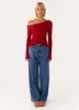 Elodie Top - Red sold by Peppermayo