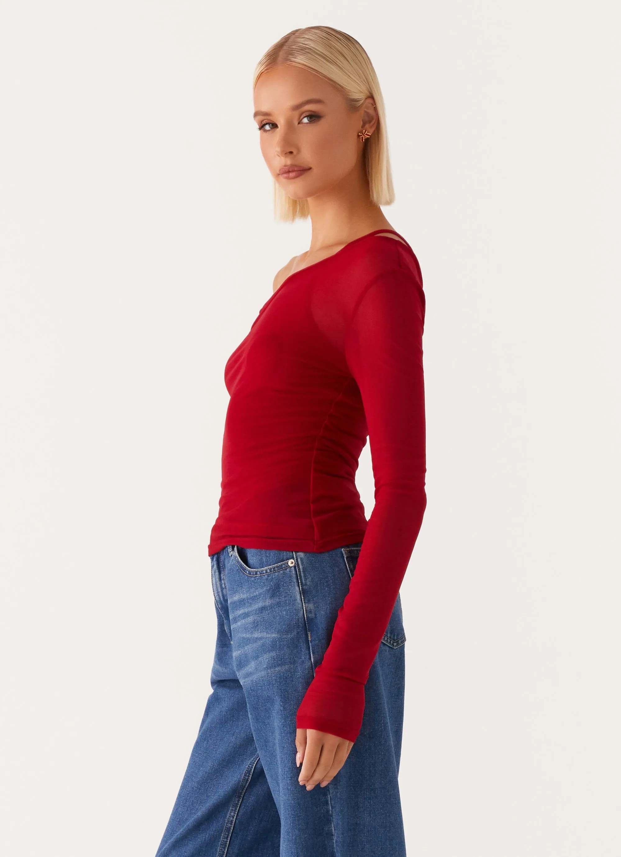 Elodie Top - Red sold by Peppermayo product image thumbnail 3