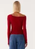 Elodie Top - Red sold by Peppermayo