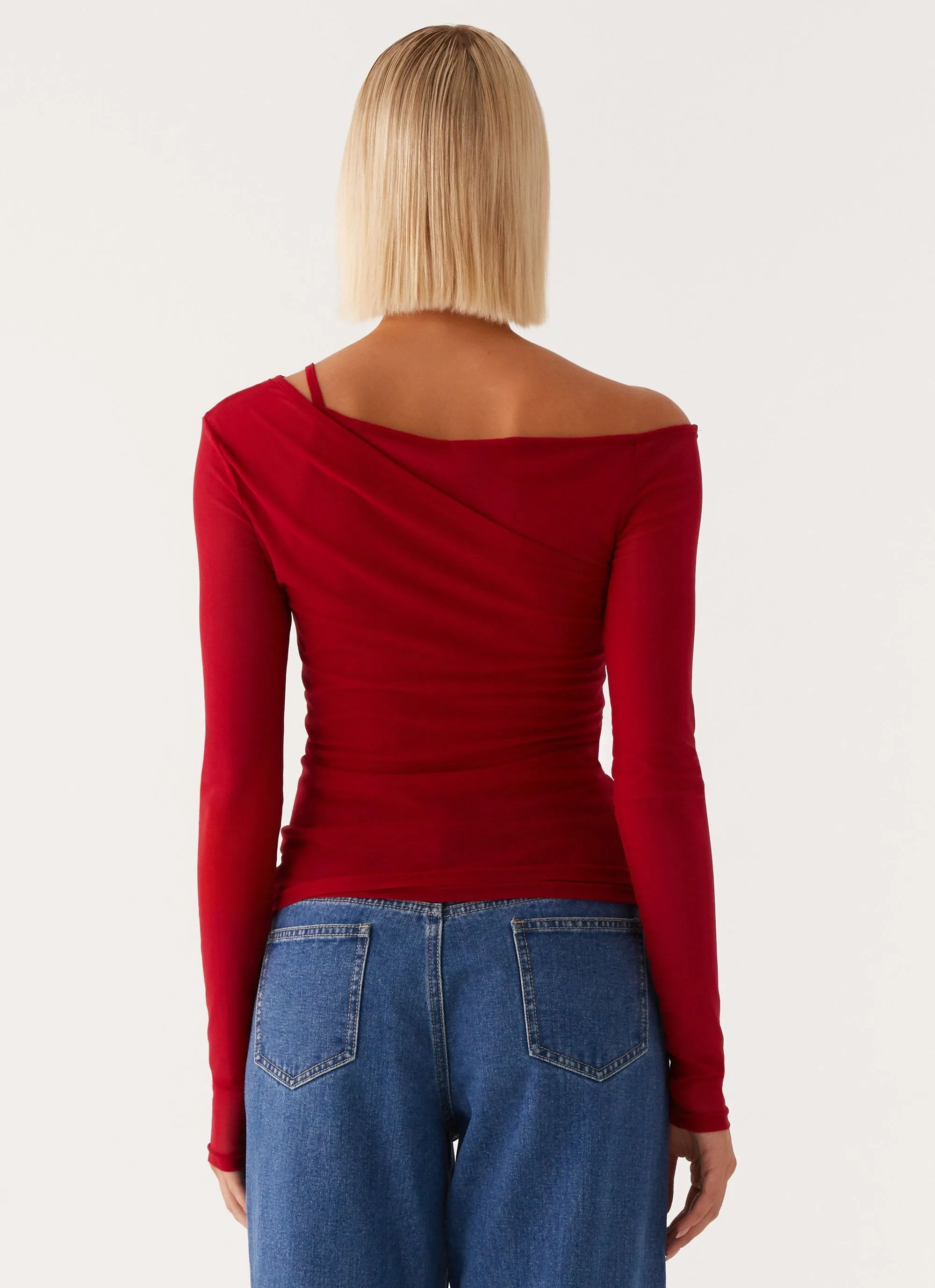 Elodie Top - Red sold by Peppermayo product image thumbnail 4