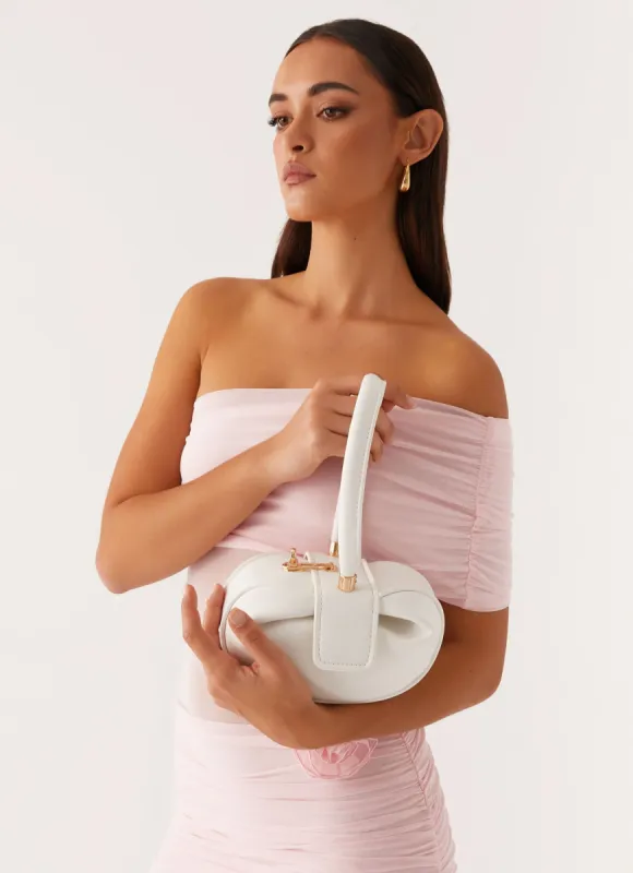Natalie Bag - White sold by Peppermayo