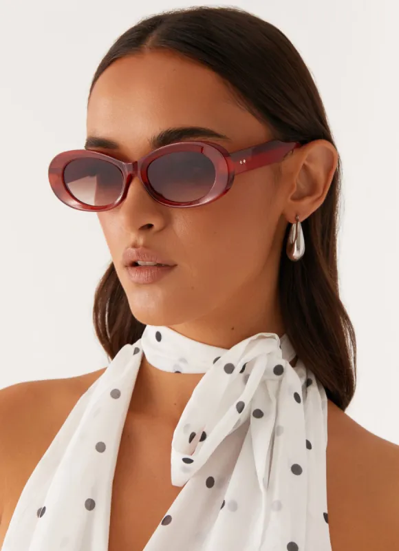 Jazzy Sunglasses - Red sold by Peppermayo