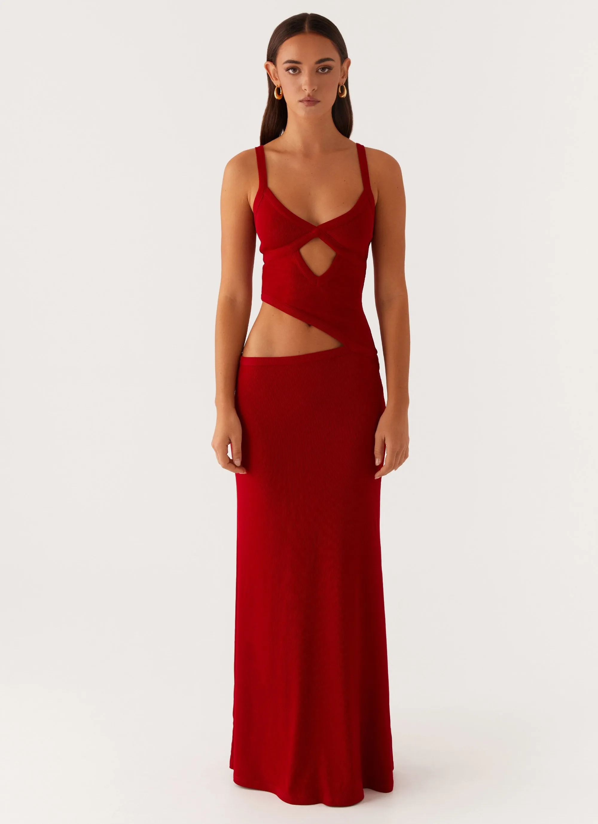 Jocelyn Maxi Dress - Red sold by Peppermayo product image thumbnail 2