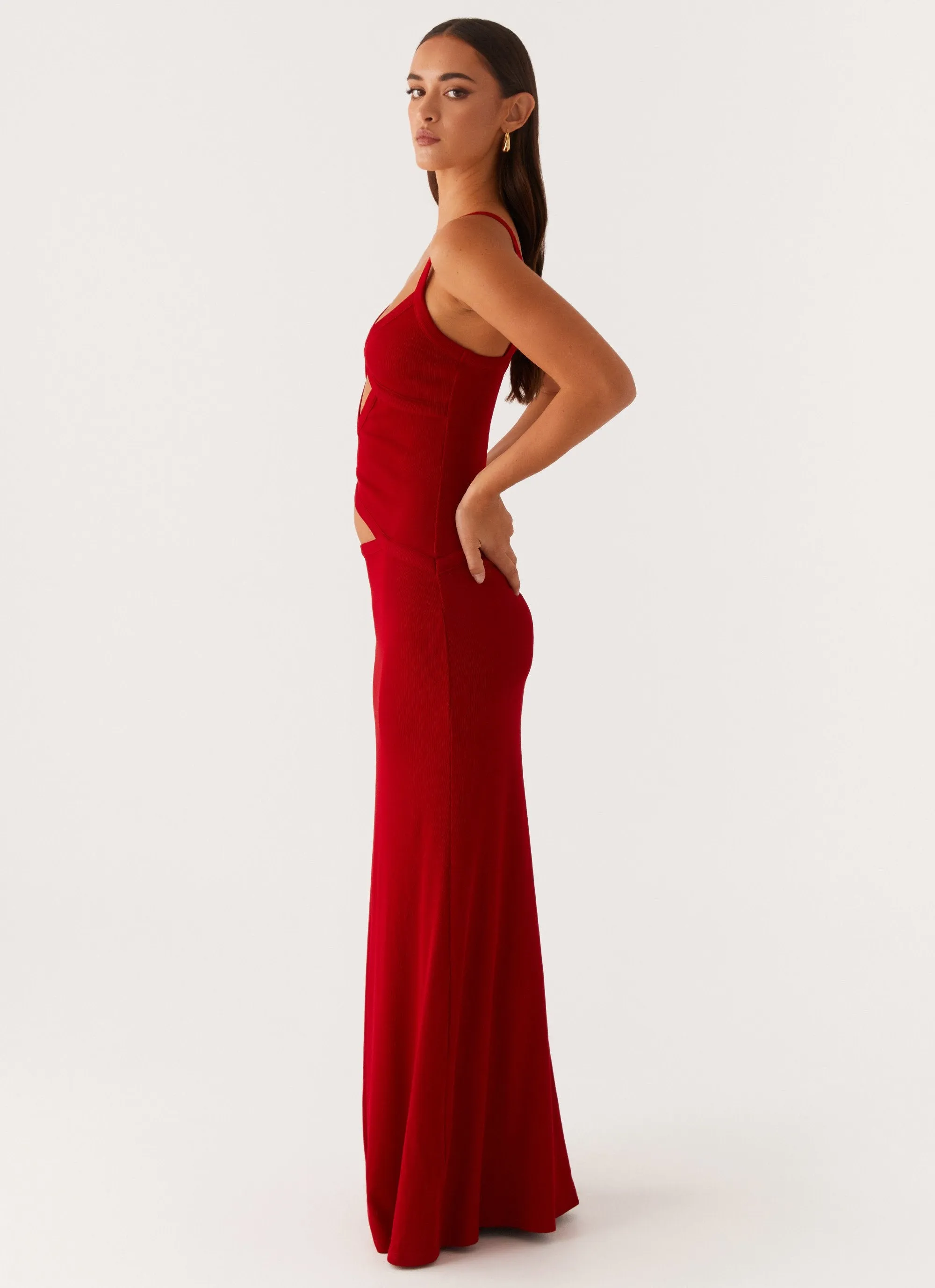 Jocelyn Maxi Dress - Red sold by Peppermayo product image thumbnail 3