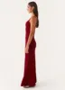 Jocelyn Maxi Dress - Maroon sold by Peppermayo