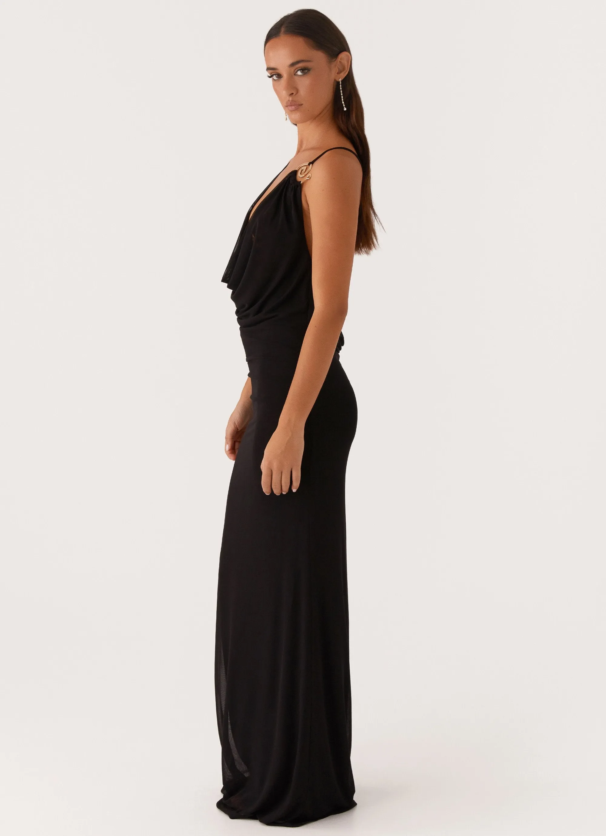 Game Player Maxi Dress - Black sold by Peppermayo product image thumbnail 3