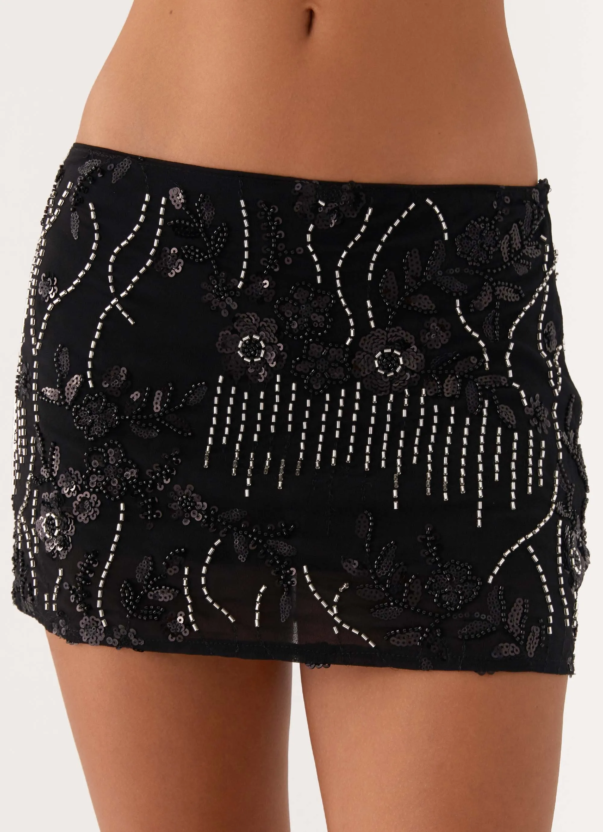 Adored By You Mini Skirt - Black sold by Peppermayo product image thumbnail 5