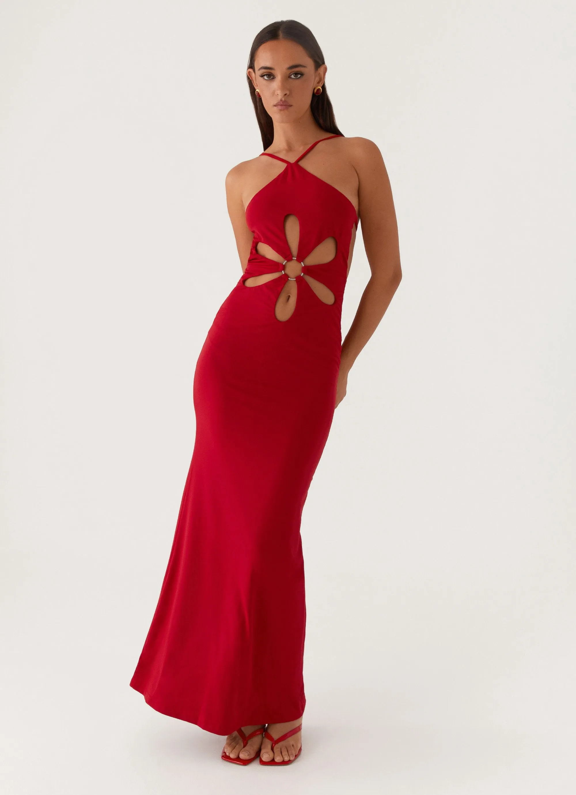 Grow Together Maxi Dress - Red sold by Peppermayo product image thumbnail 3