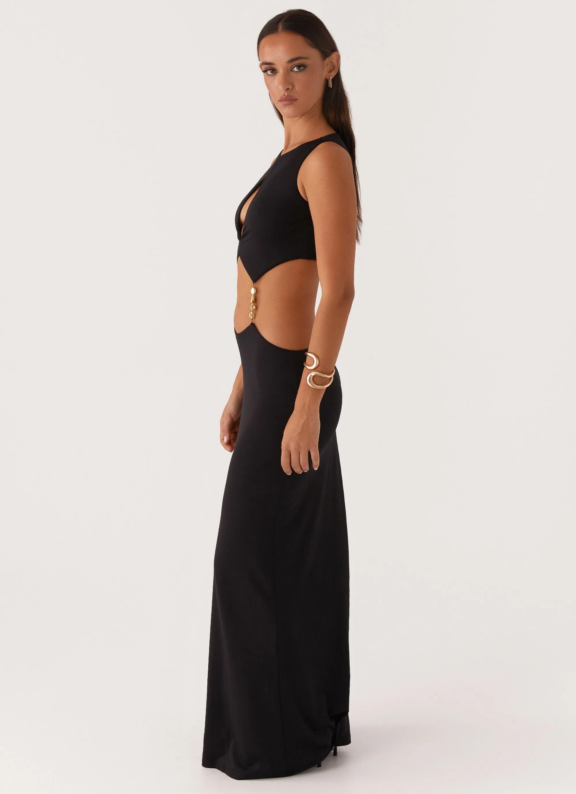Nadiya Maxi Dress - Black sold by Peppermayo product image thumbnail 3