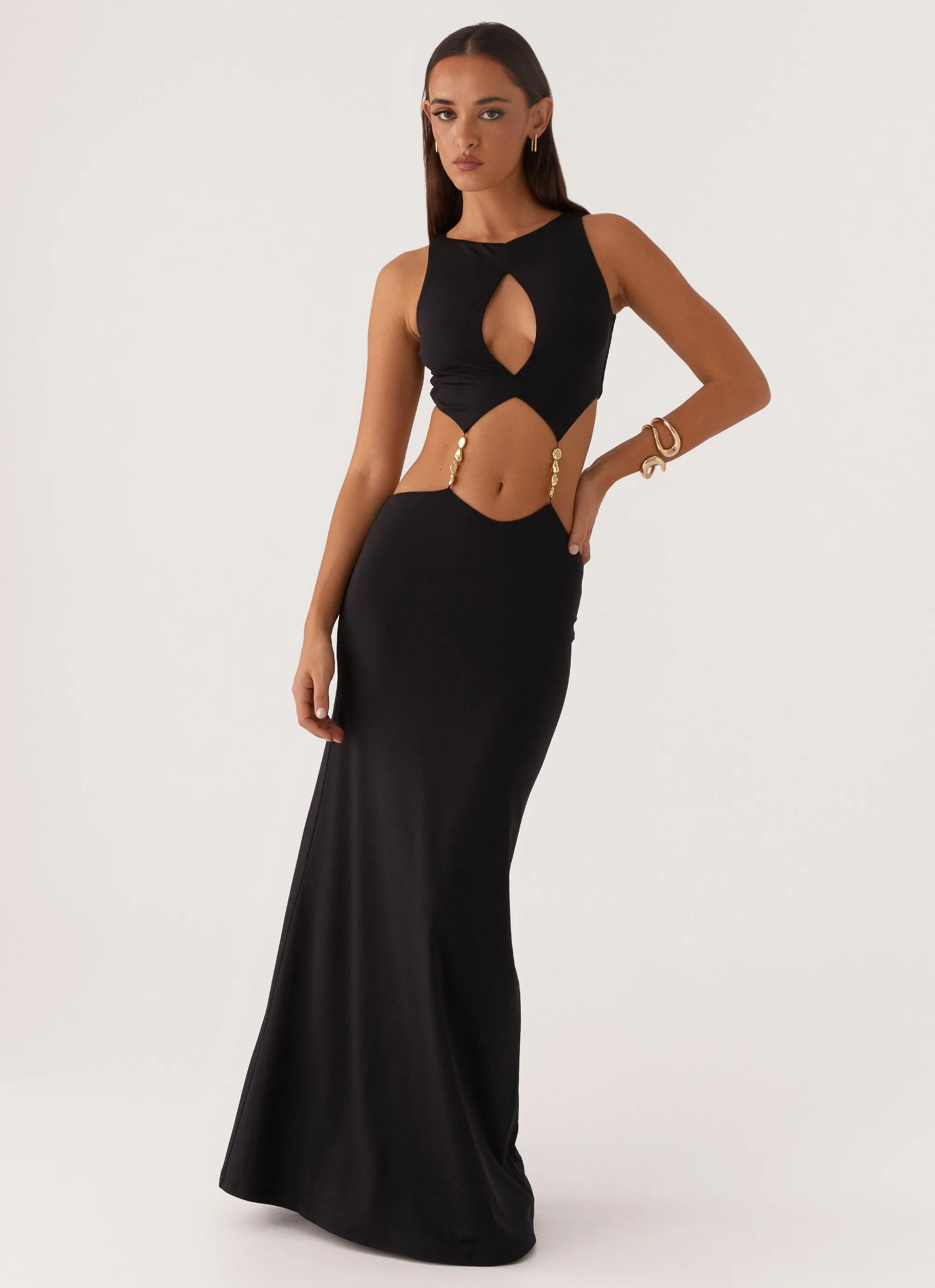 Nadiya Maxi Dress - Black sold by Peppermayo product image thumbnail 5
