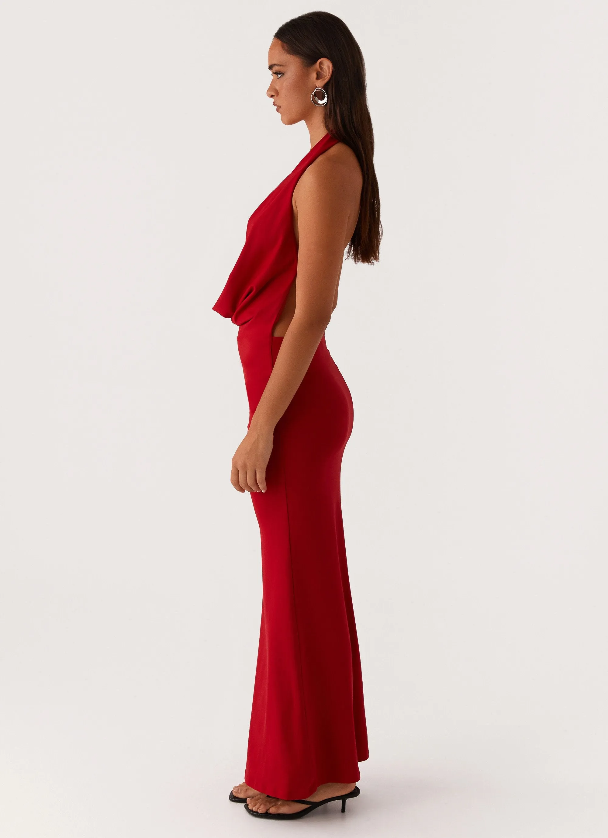 Dedicated Maxi Dress - Red sold by Peppermayo product image thumbnail 3