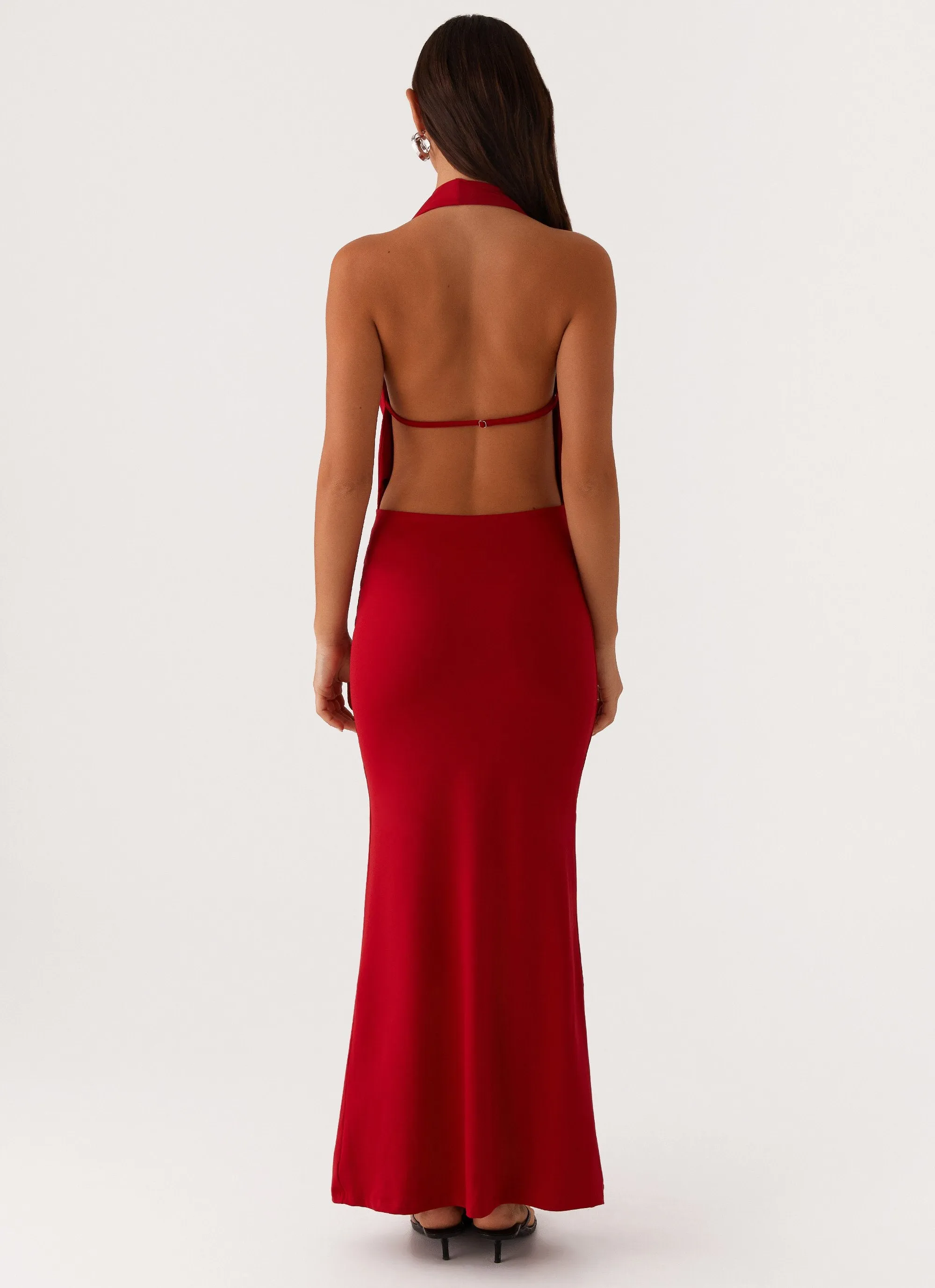 Dedicated Maxi Dress - Red sold by Peppermayo product image thumbnail 4