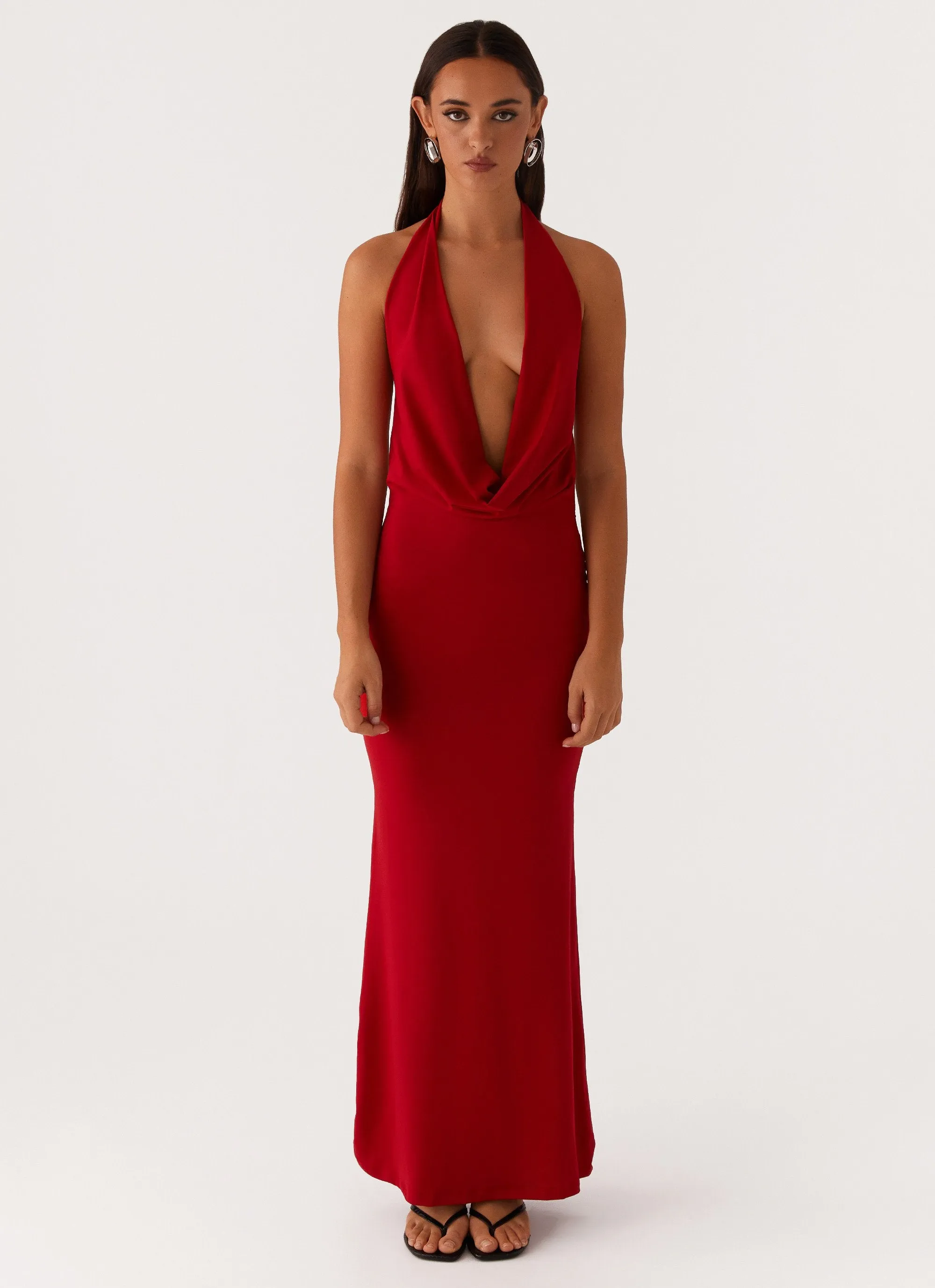 Dedicated Maxi Dress - Red sold by Peppermayo product image thumbnail 2