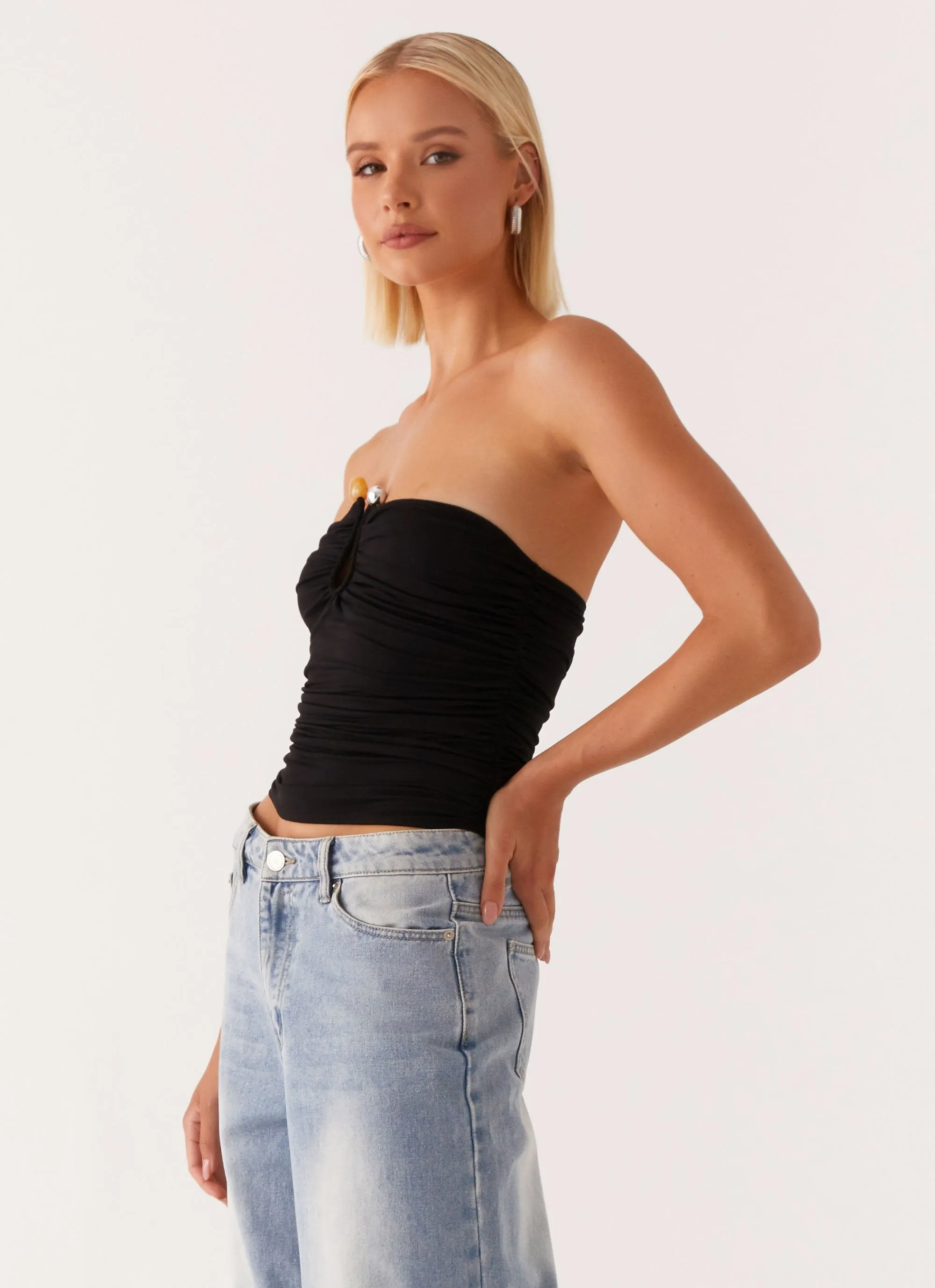 Rudy Tube Top - Black sold by Peppermayo product image thumbnail 3