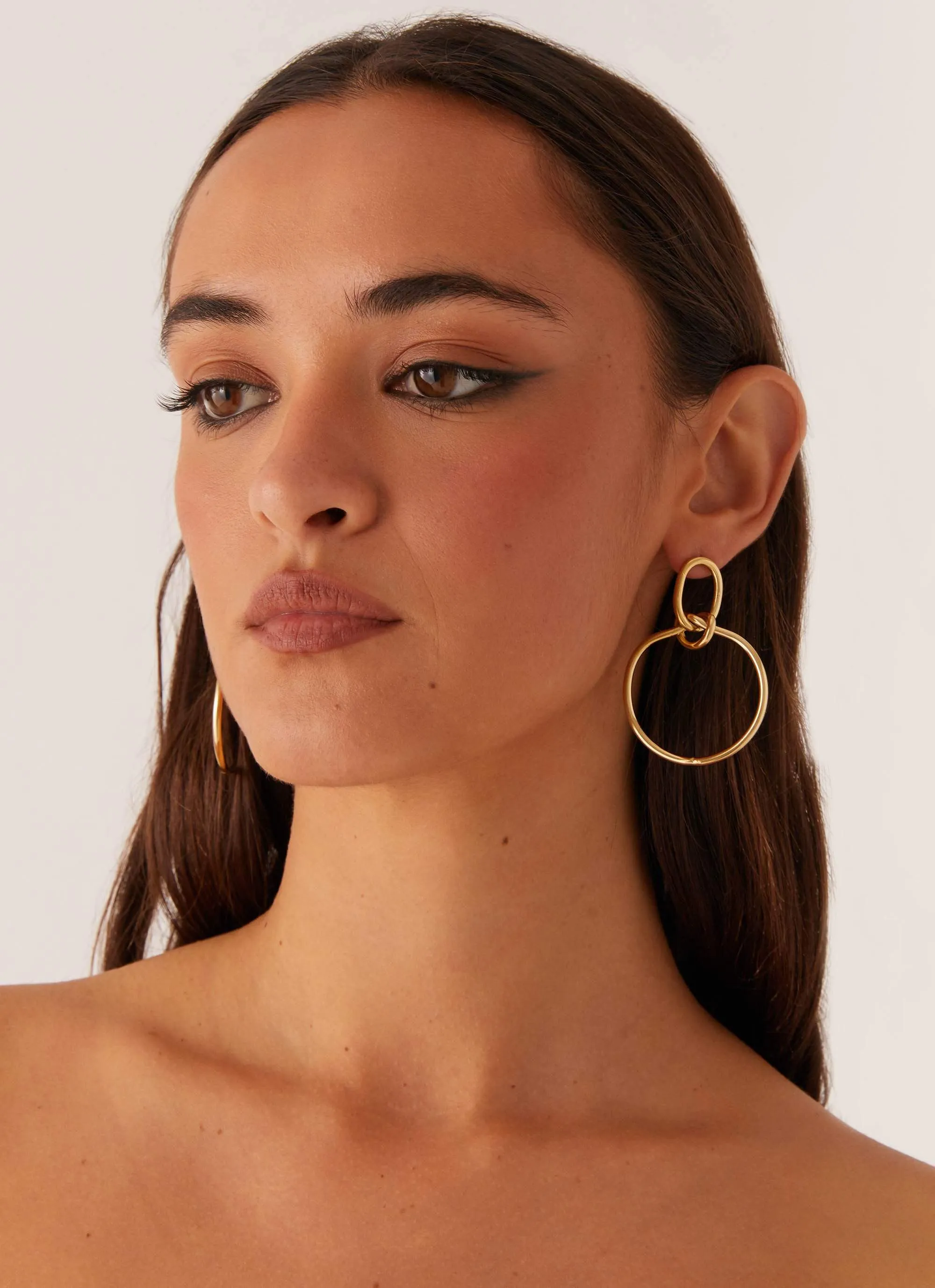 Andrea Earrings - Gold sold by Peppermayo product image thumbnail 4