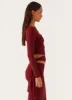 Capucine Wrap Top - Mulberry sold by Peppermayo