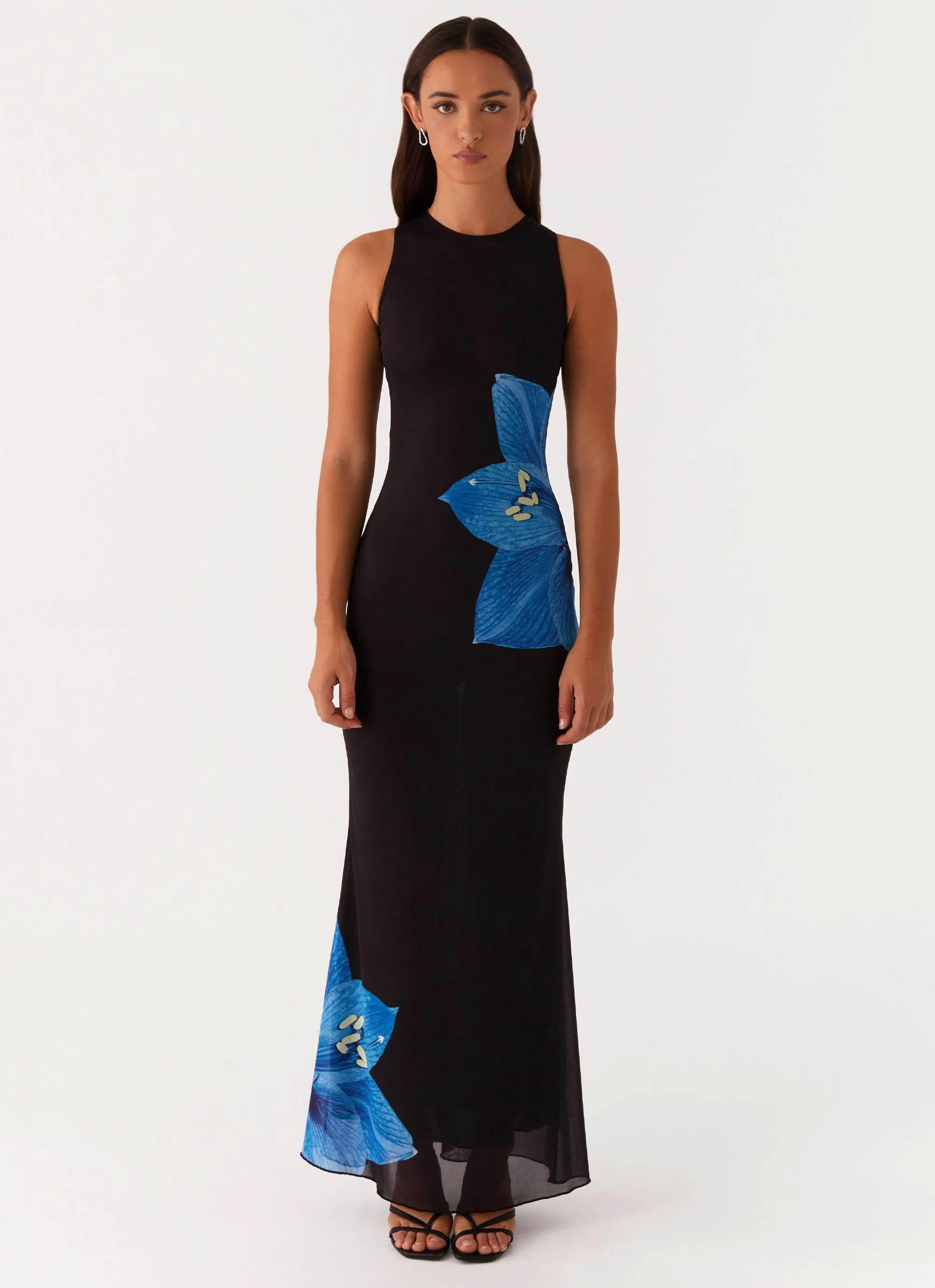 Manhattan Nights Maxi Dress - Black sold by Peppermayo