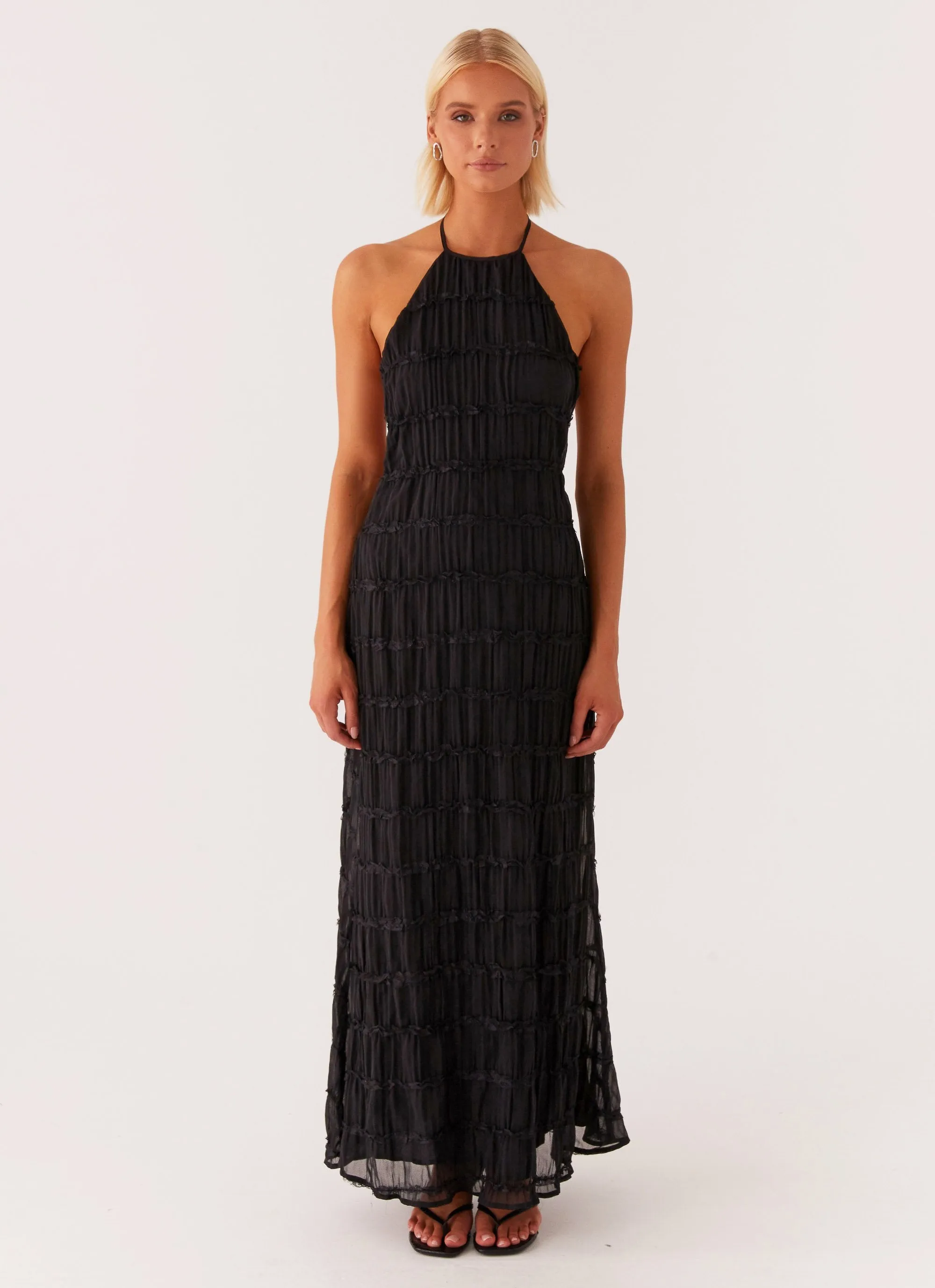 Aullie Maxi Dress - Black sold by Peppermayo product image thumbnail 4