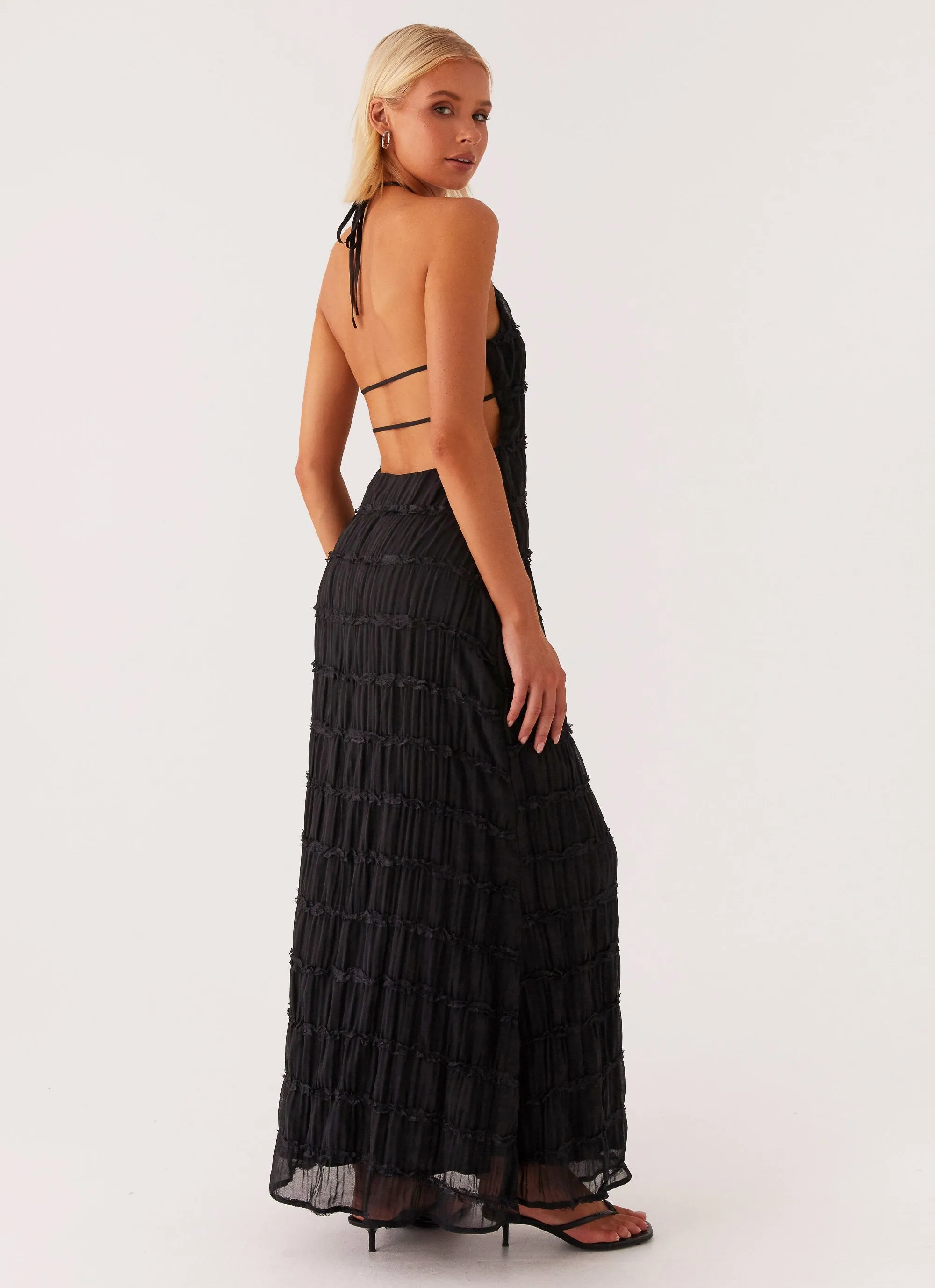 Aullie Maxi Dress - Black sold by Peppermayo product image thumbnail 5