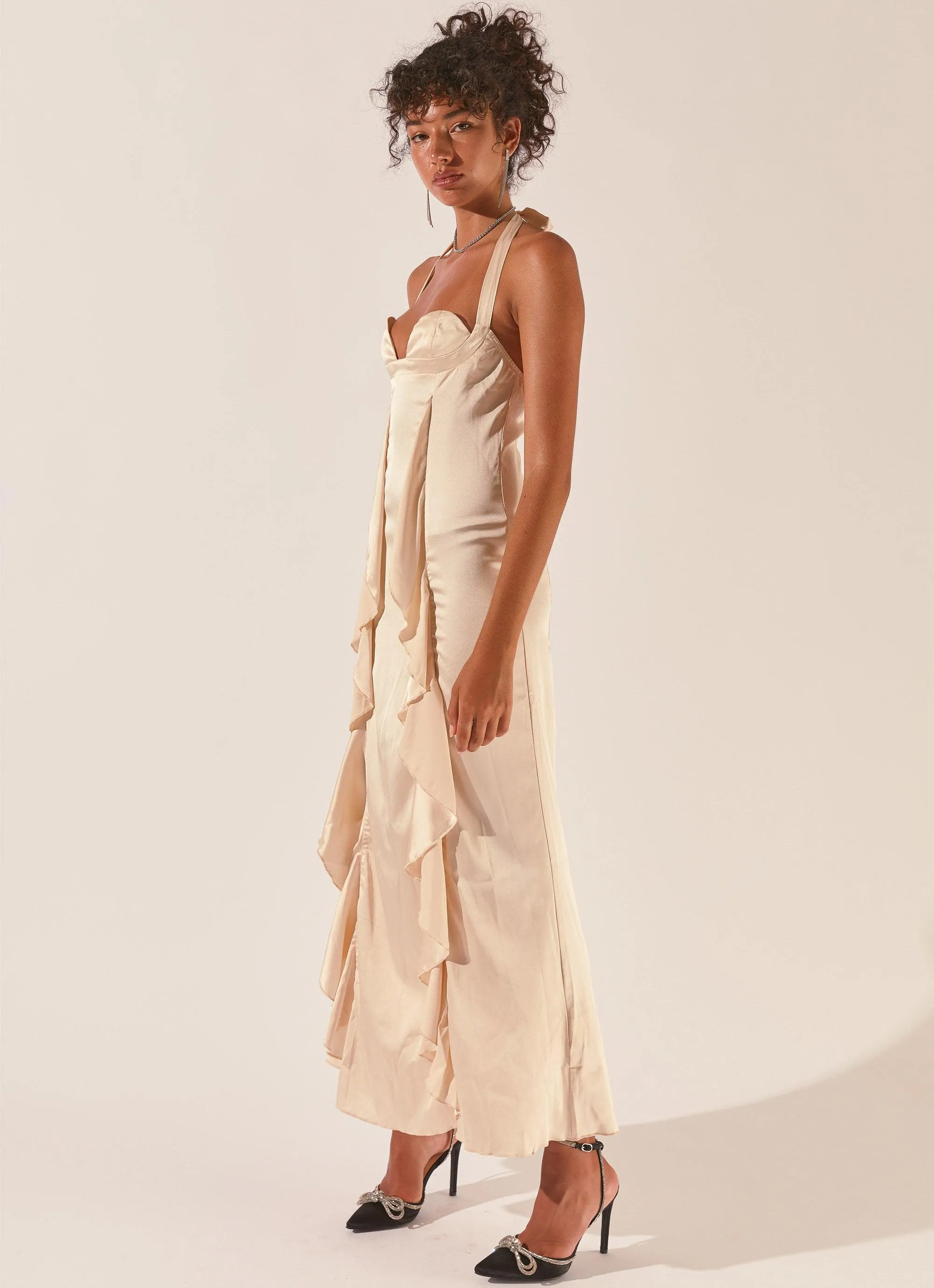 Sweet Paradise Maxi Dress - Ivory sold by Peppermayo product image thumbnail 3
