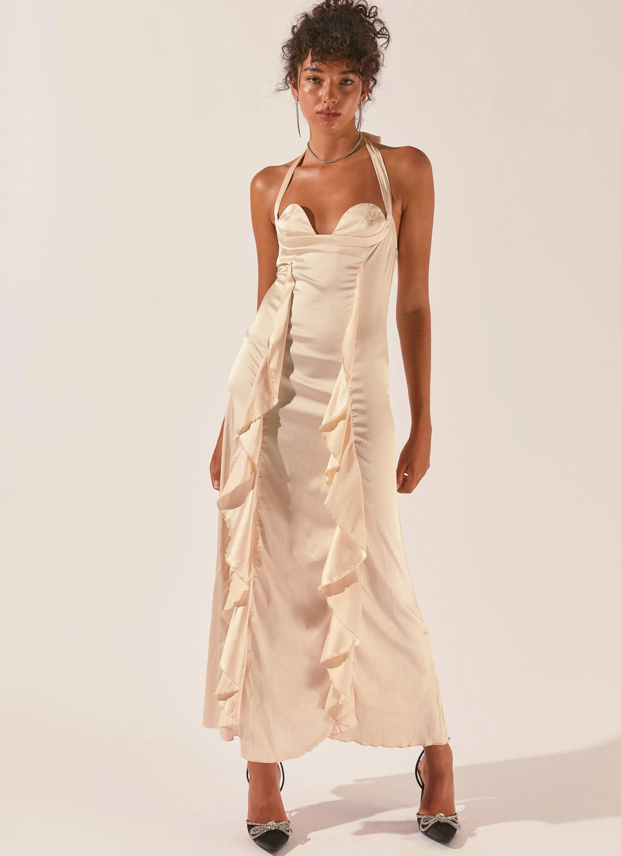 Sweet Paradise Maxi Dress - Ivory sold by Peppermayo product image thumbnail 2
