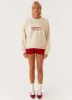 Off Piste Oversized Knit Sweater - Ivory sold by Peppermayo