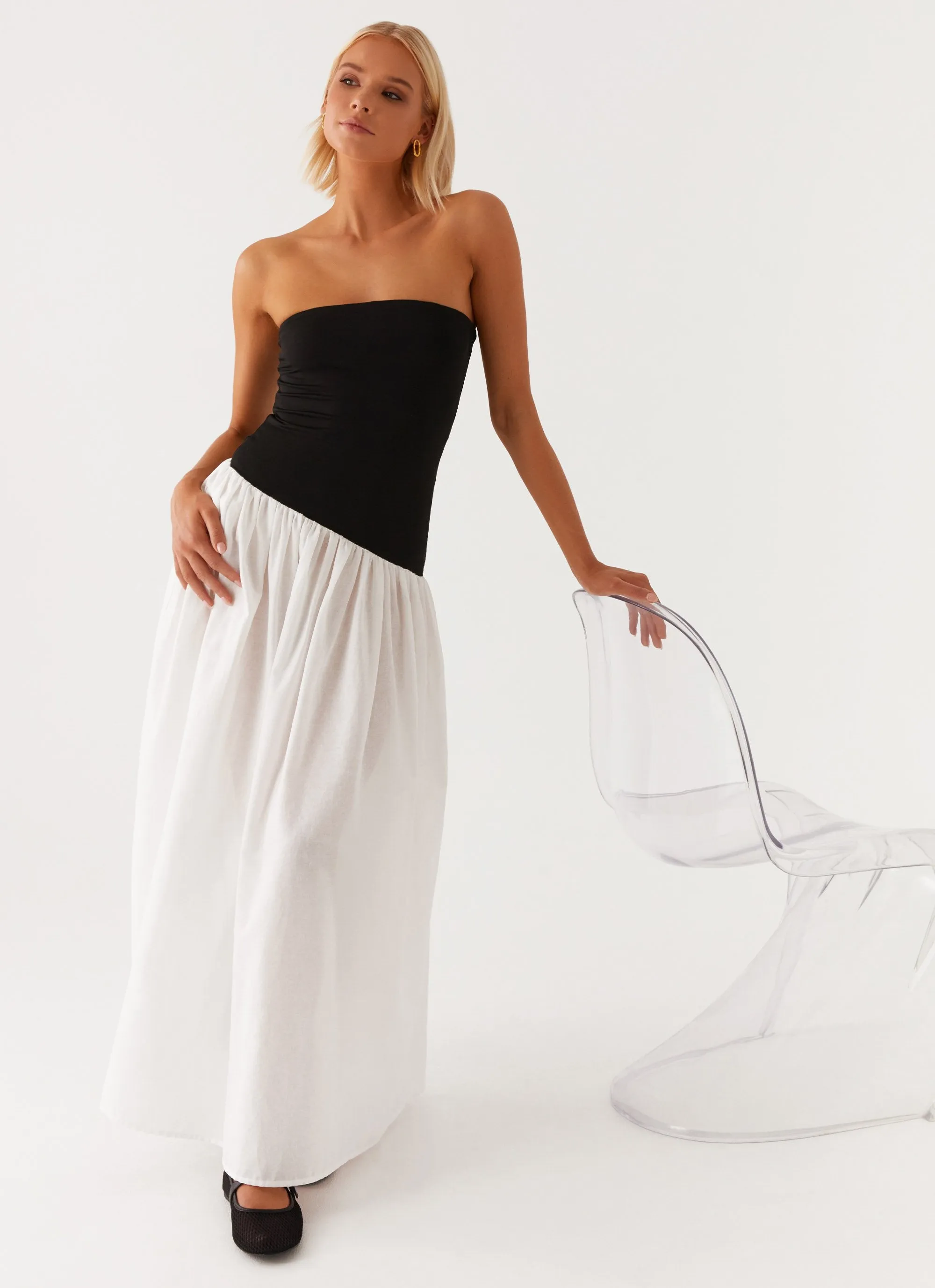Unstoppable Maxi Dress - Black Ivory sold by Peppermayo product image thumbnail 5