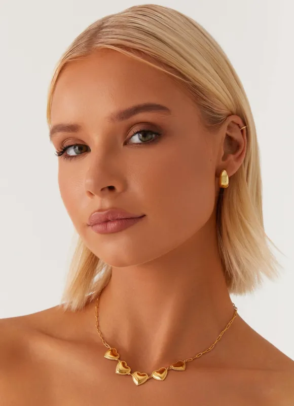 Camille Necklace - Gold sold by Peppermayo