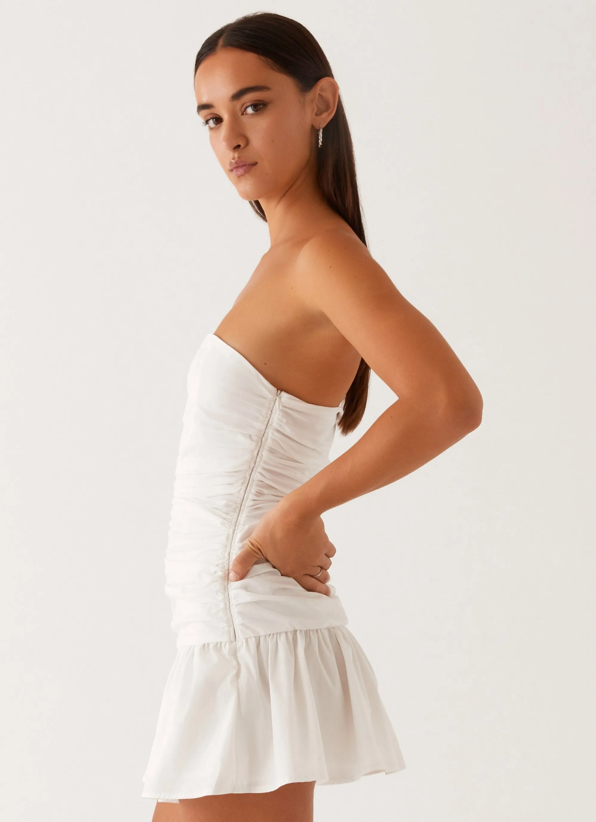 Carmel Mini Dress - White sold by Peppermayo product image thumbnail 4