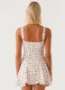 Kiva Mini Dress - Red Ditsy Floral sold by Peppermayo