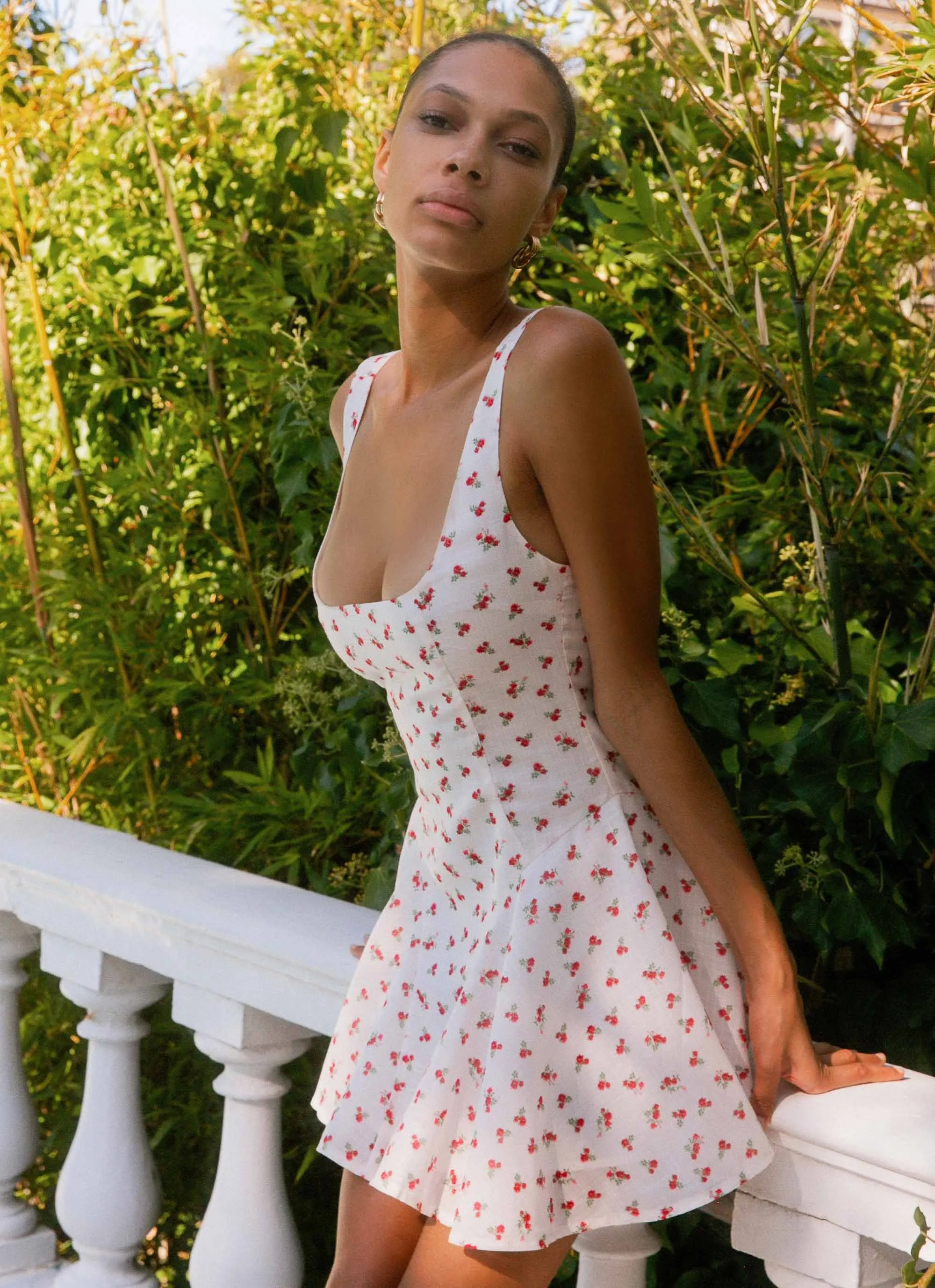 Kiva Mini Dress - Red Ditsy Floral sold by Peppermayo product image thumbnail 2
