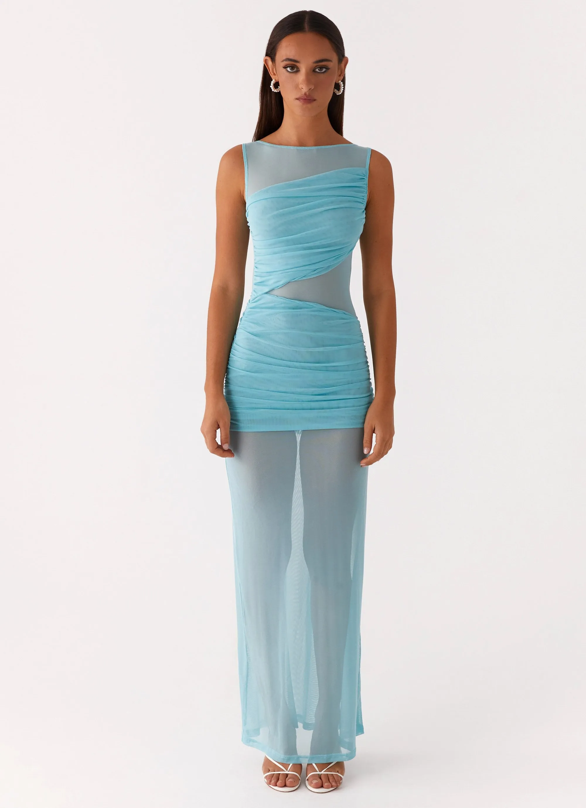 Apollo Maxi Dress - Aqua sold by Peppermayo product image thumbnail 4