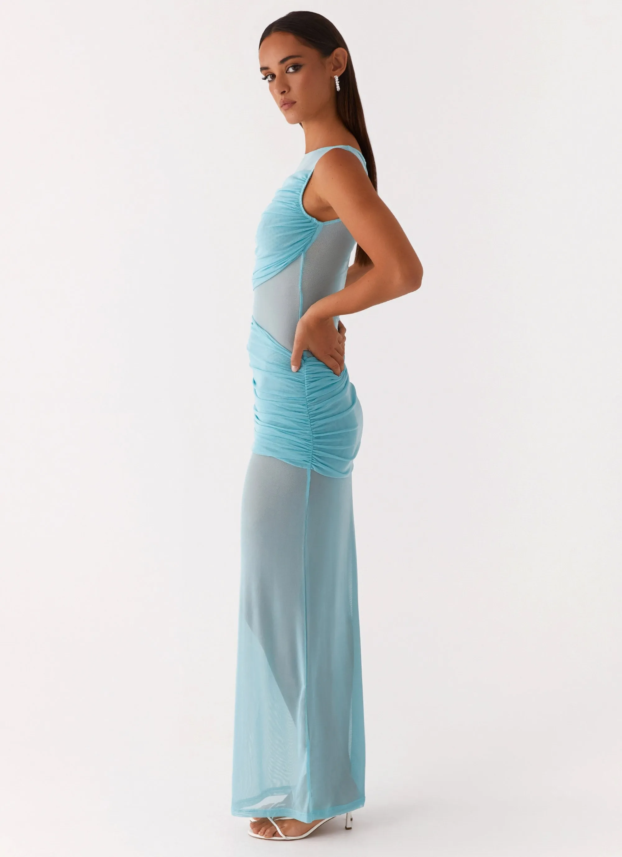 Apollo Maxi Dress - Aqua sold by Peppermayo product image thumbnail 5
