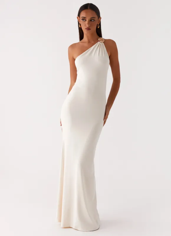 Infinity Maxi Dress - Ivory sold by Peppermayo