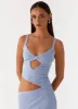 Jocelyn Maxi Dress - Blue sold by Peppermayo