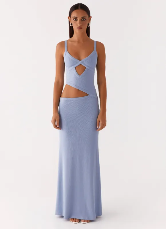 Jocelyn Maxi Dress - Blue sold by Peppermayo