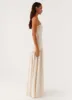 Eden Strapless Maxi Dress - Ivory sold by Peppermayo